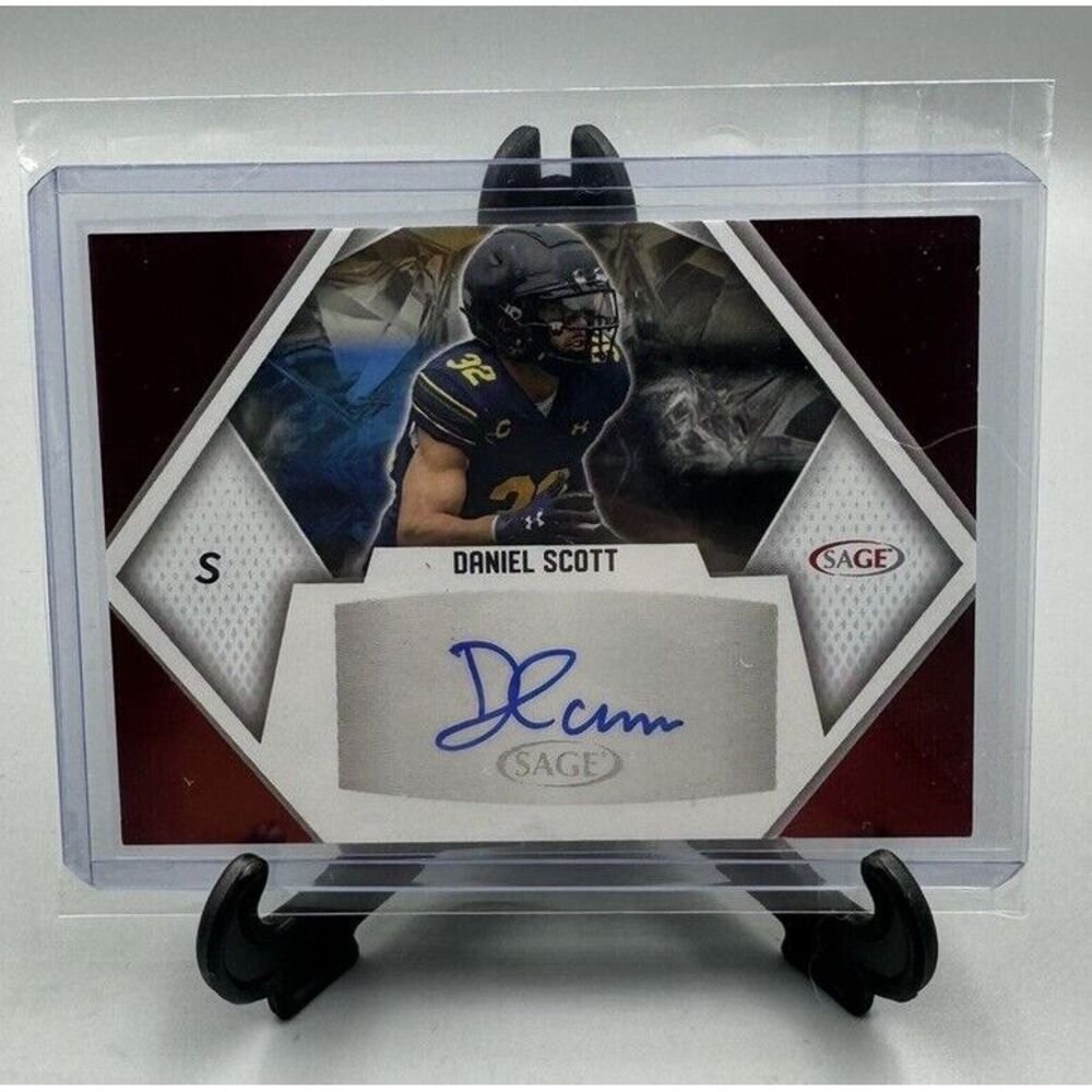 Daniel Scott 2023 Sage Red Auto Cal Bears Indianapolis Colts